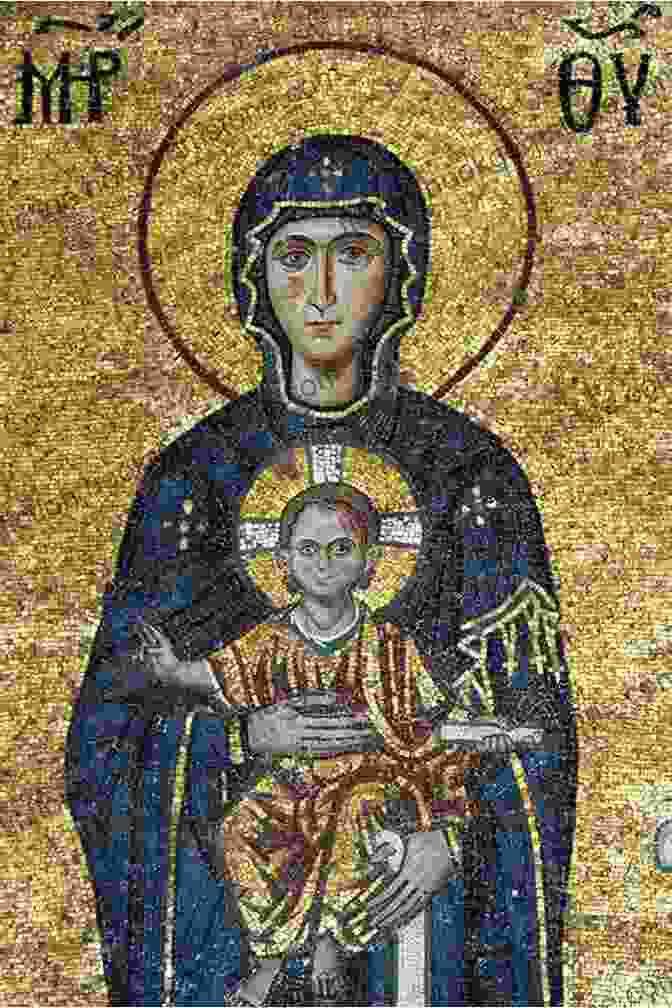 A Byzantine Mosaic Depicting The Virgin Mary And Child. The History Of Italian Painting