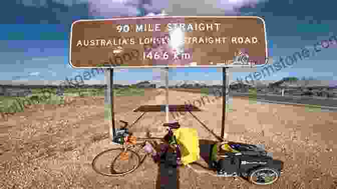 A Cyclist Riding Across The Nullarbor Plain In Australia Heading West: An Almost Epic Bike Journey Across Australia