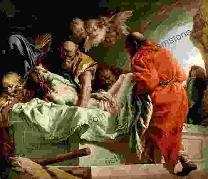 A Late Renaissance Painting Depicting The Entombment Of Christ. The History Of Italian Painting