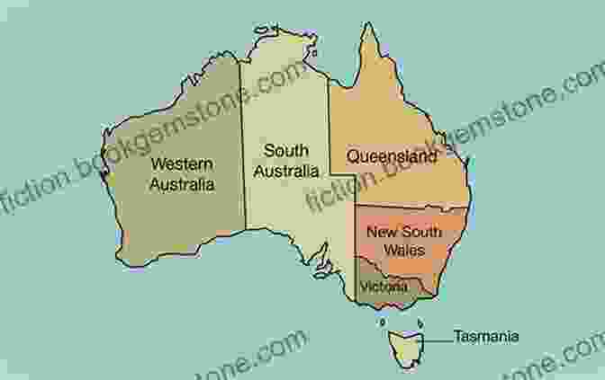 A Map Of Australia During The Period Of British Colonization European Perceptions Of Terra Australis