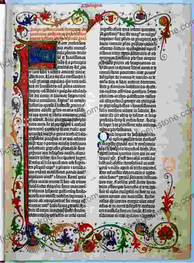 A Page From The Gutenberg Bible Typographic Milestones Allan Haley