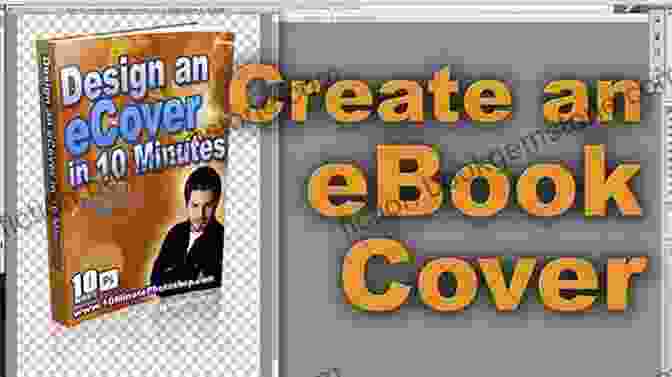 A Person Designing An Ebook Cover On A Laptop, Surrounded By Books And Design Elements EBook Cover Design A Case Study About Improving Covers : A Detail View Of The Design Process For A EBook Cover Design