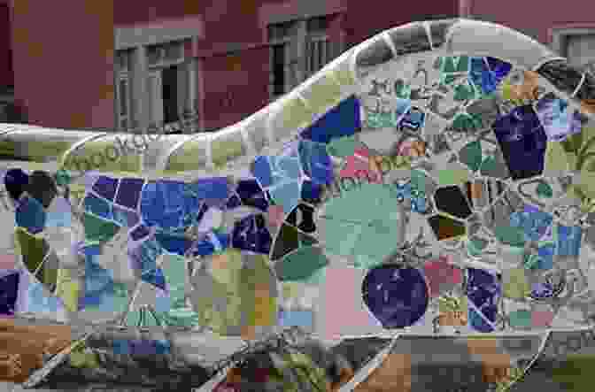 A Photo Of Park Güell's Colorful Mosaic Tiles Our Last Days In Barcelona