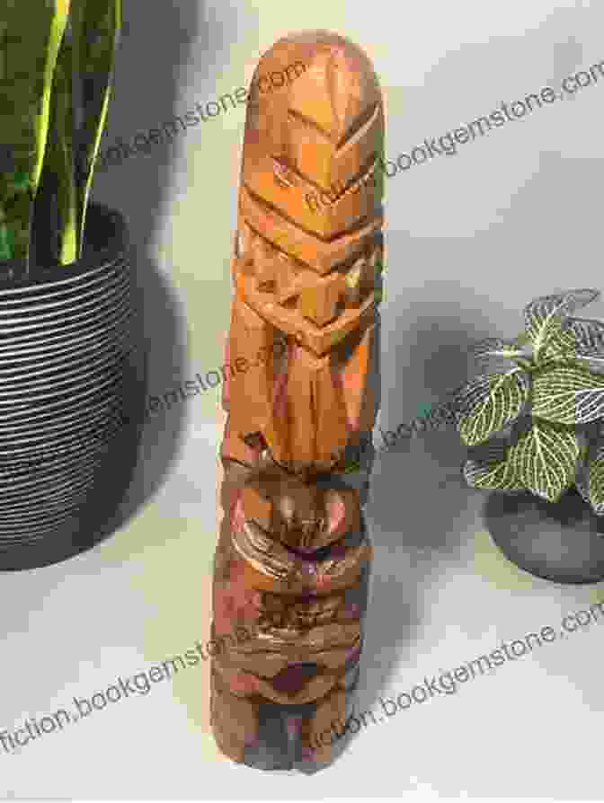 A Polynesian Idol Carved From Wood Ohio Tiki: Polynesian Idols Coconut Trees And Tropical Cocktails