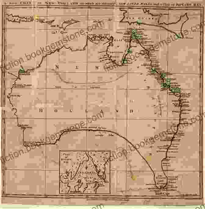A Portrait Of Captain James Cook And A Map Of His Voyages In Search Of Terra Australis European Perceptions Of Terra Australis