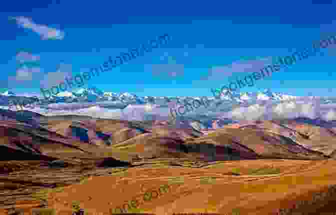 A Runner Crossing A High Mountain Pass On The Tibetan Plateau Running On The Roof Of The World