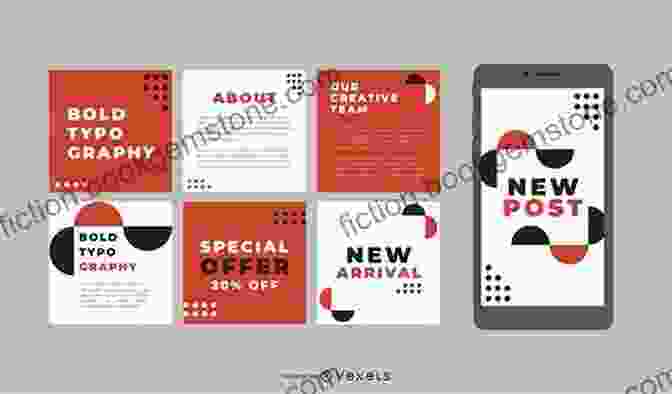 A Social Media Post Template Featuring A Vibrant Background And Bold Typography How To Design Visual Templates And 99 Examples