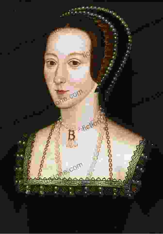 Anne Boleyn, Second Wife Of Henry VIII, Her Dark Eyes And Striking Features Conveying Her Intelligence And Defiance. The Six Wives Of Henry VIII