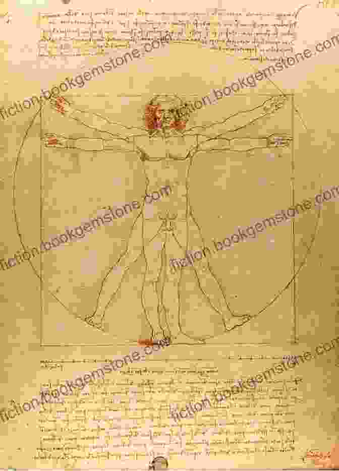 Leonardo Da Vinci's Vitruvian Man, A Drawing Exploring The Ideal Proportions Of The Human Body. Delphi Complete Works Of Leonardo Da Vinci (Illustrated) (Masters Of Art 1)