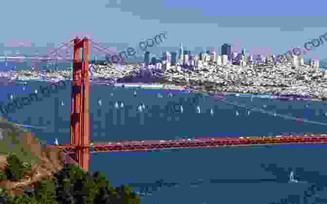 San Francisco Skyline Overlooking The Golden Gate Bridge Moon Pacific Coast Highway Road Trip: California Oregon Washington (Travel Guide)