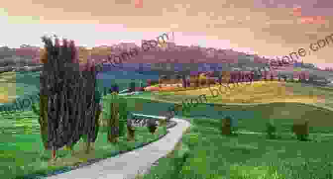 Tuscany Landscape With Rolling Hills And Medieval Hilltop Town Tuscany: A History Alistair Moffat