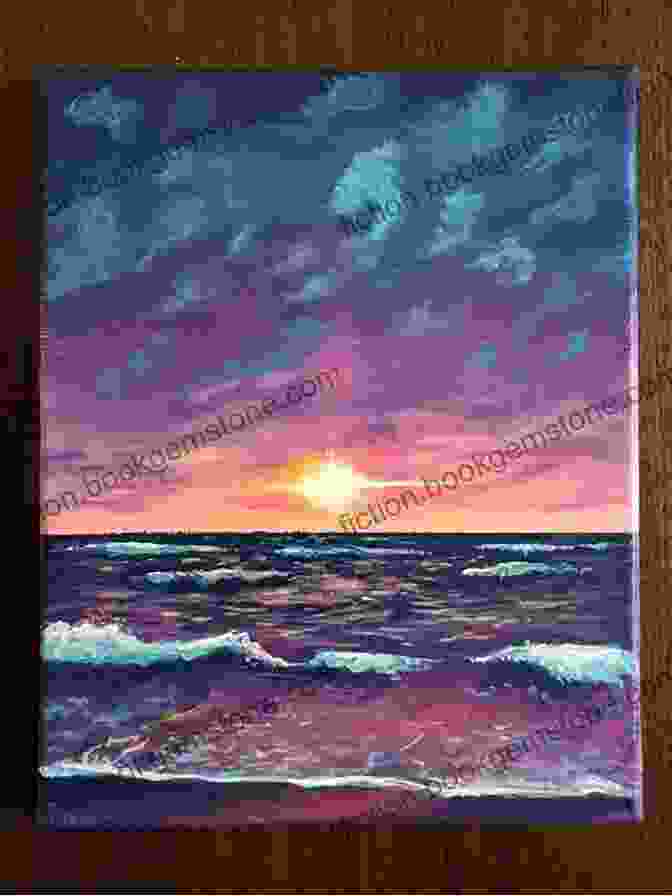 Vibrant Acrylic Painting Of A Sunset Over The Ocean 6 FUNDAMENTAL ACRYLIC PAINTING TECHNIQUES FOR BEGINNERS: Acrylic Paint A Relatively New Artistic Medium