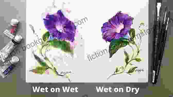 Watercolor Techniques Showcasing Wet On Wet And Wet On Dry Approaches Watercolor Tutorials: Easy To Use Watercolor For Beginners
